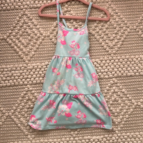 Toddler Girls Floral Tank Dress - Picture 2 of 3
